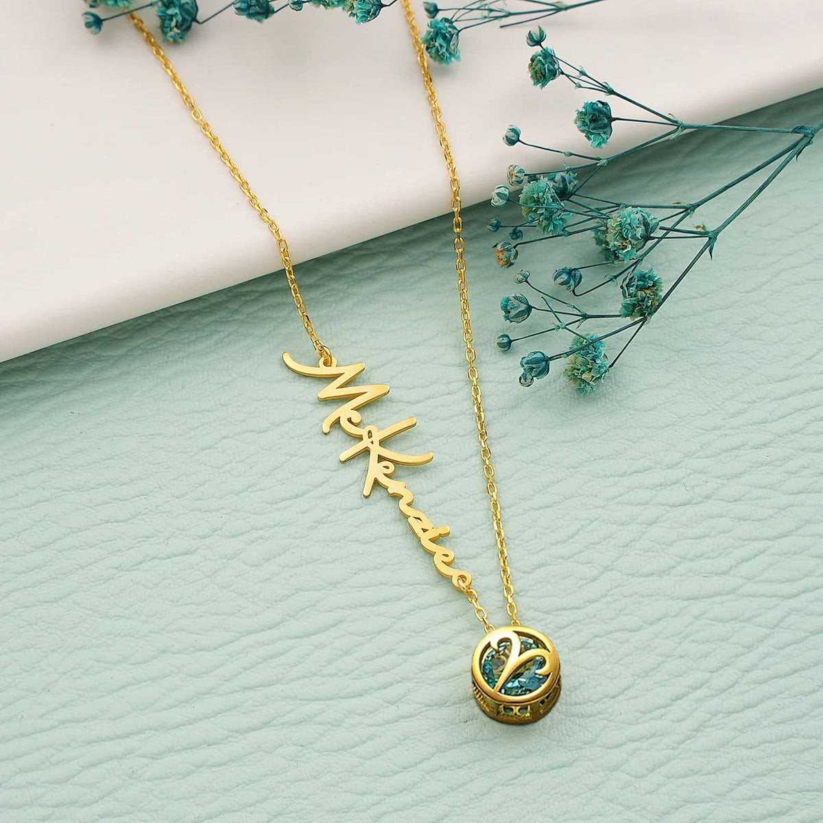 Aries Birthstone Necklace