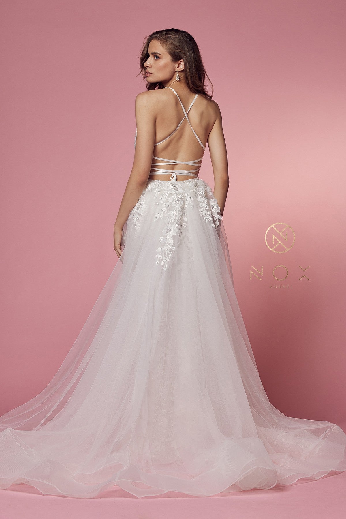 backless lace mermaid wedding dress