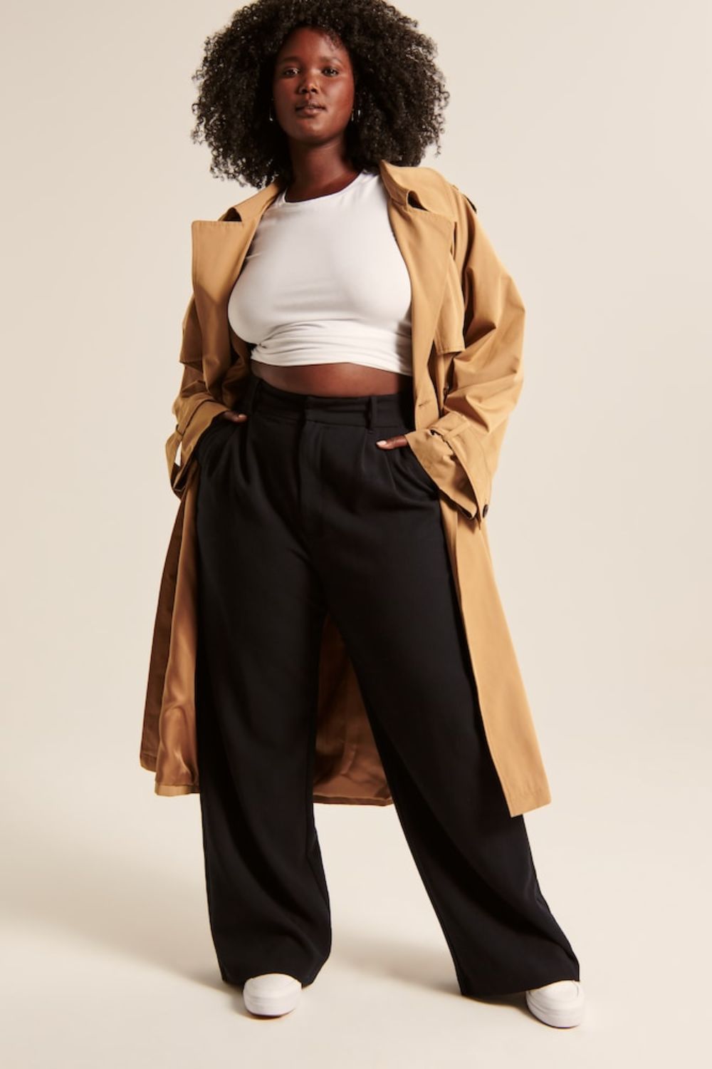 black wide leg pants outfit