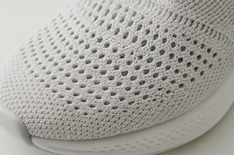 breathable knit upper