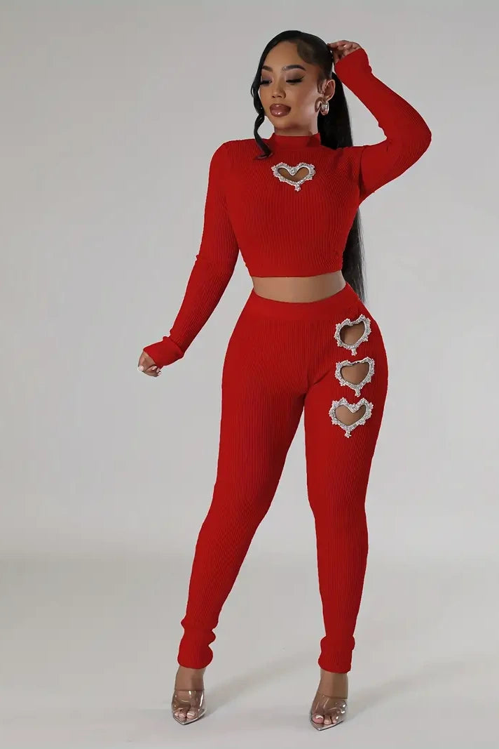 Damen Zweiteiler Overall Set