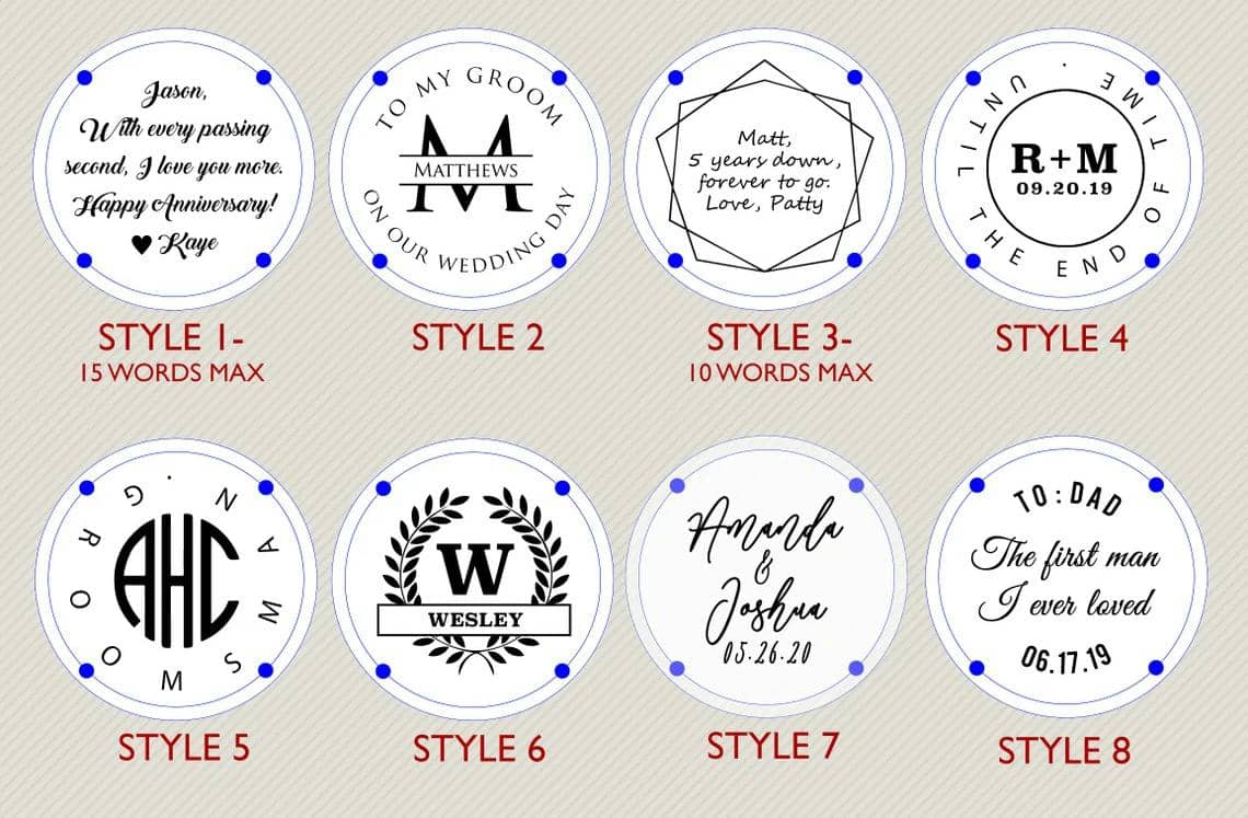 ساعة خشبية محفورة وصندوق