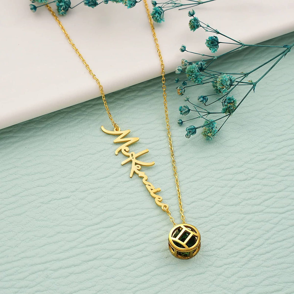 Gemini Birthstone Necklace