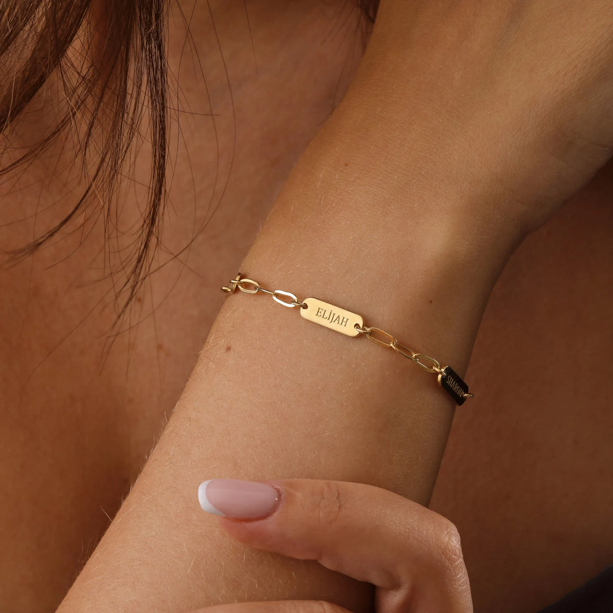 Orelia Namensschild Armband