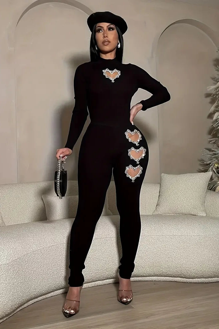 Damen Zweiteiler Overall Set