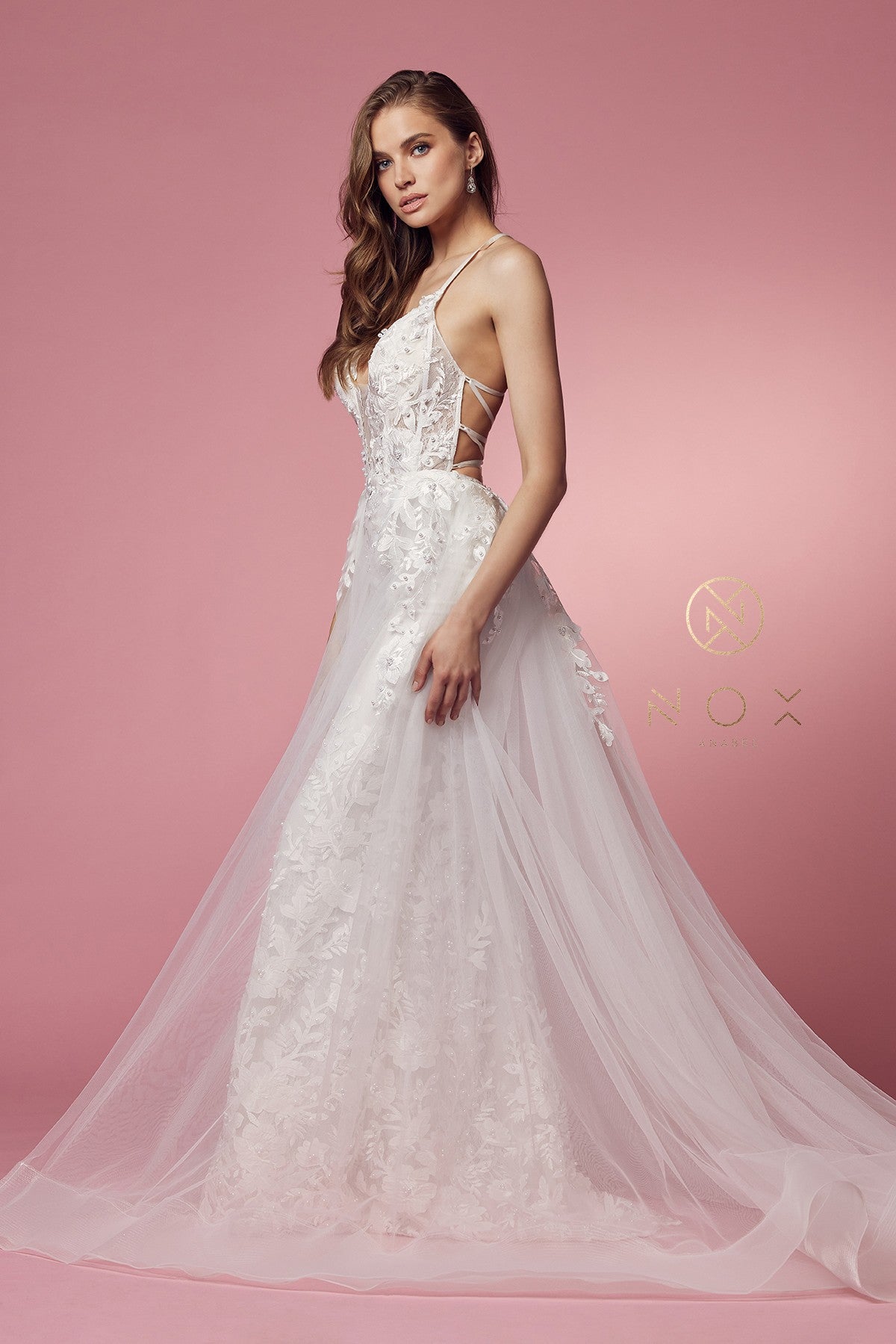 mermaid wedding dress with detachable skirt