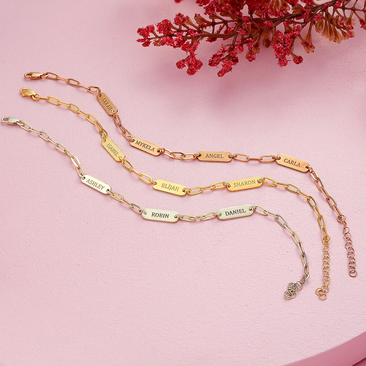 Orelia Namensschild Armband