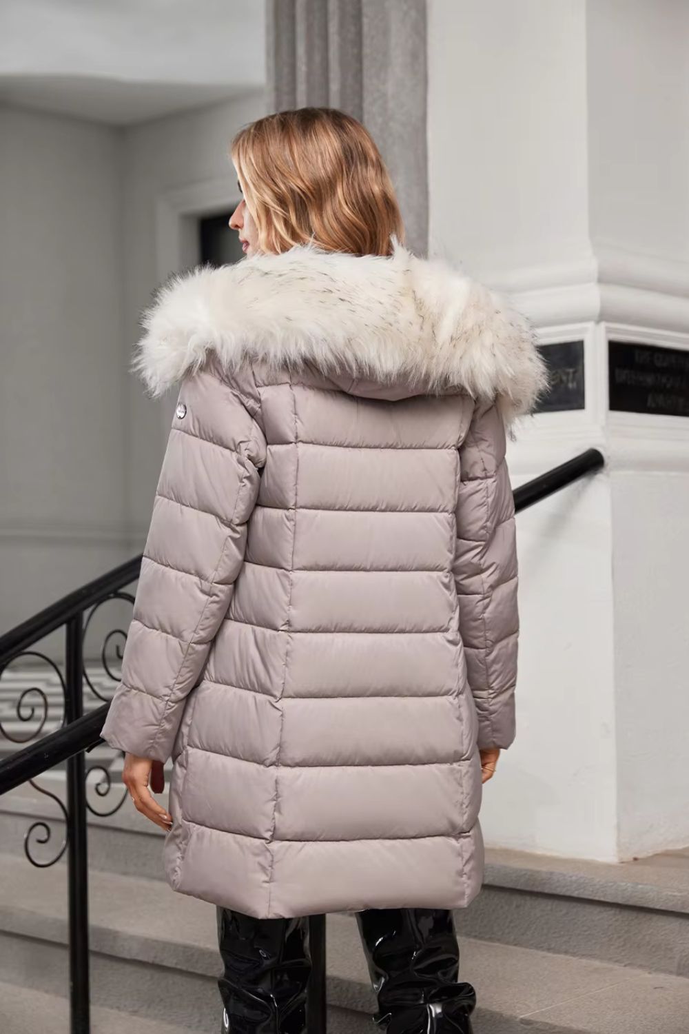 womens quilted puffer jacket