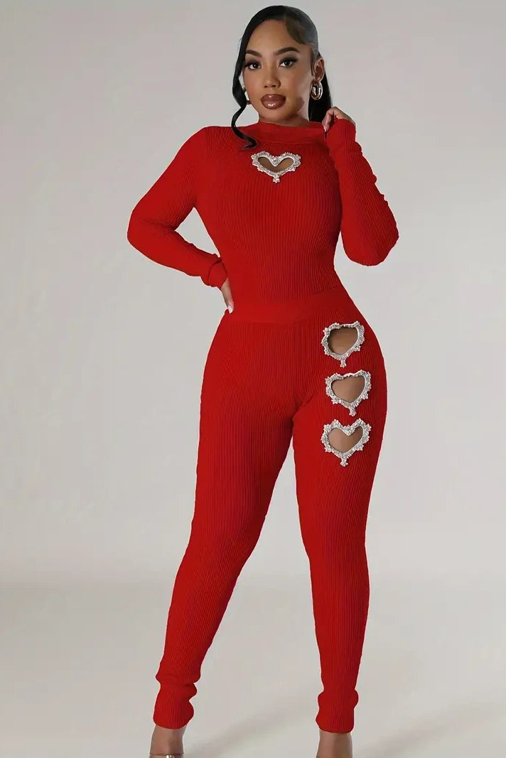 Damen Zweiteiler Overall Set