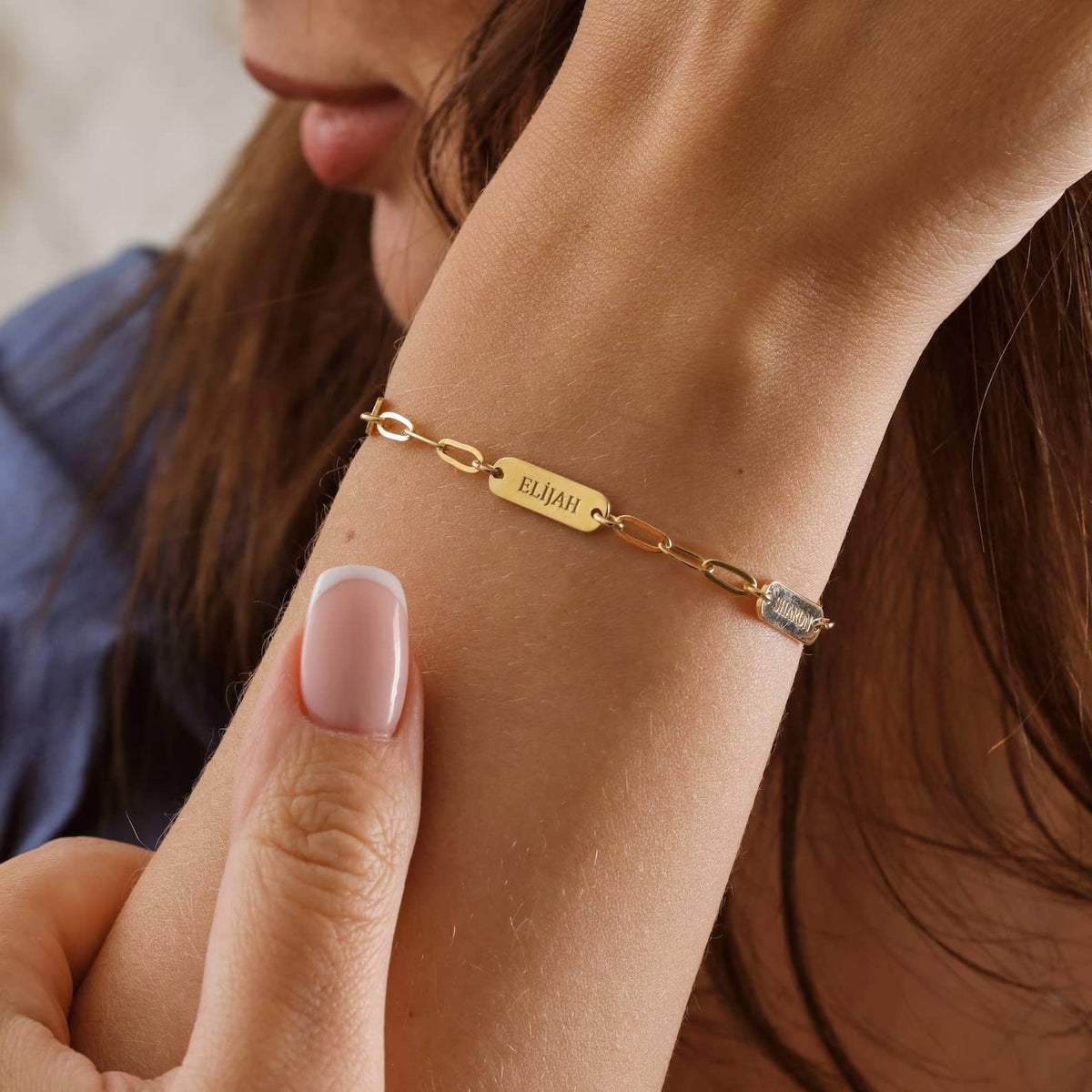 Orelia Namensschild Armband