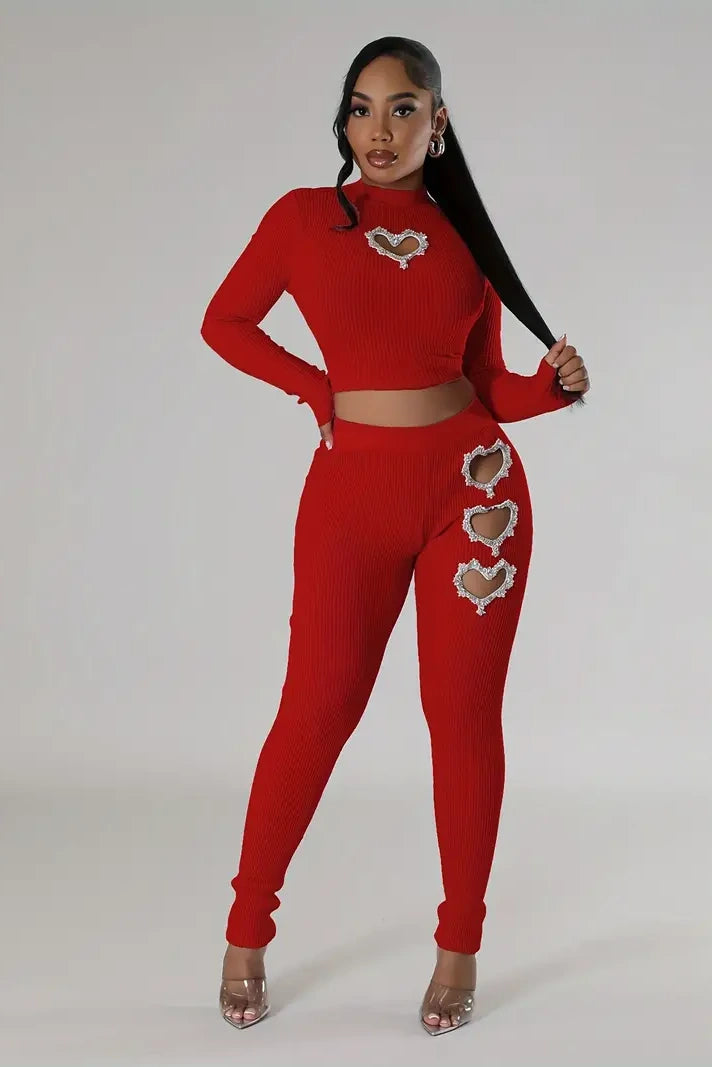 Damen Zweiteiler Overall Set