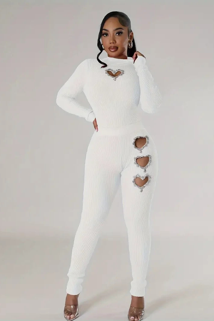 Damen Zweiteiler Overall Set