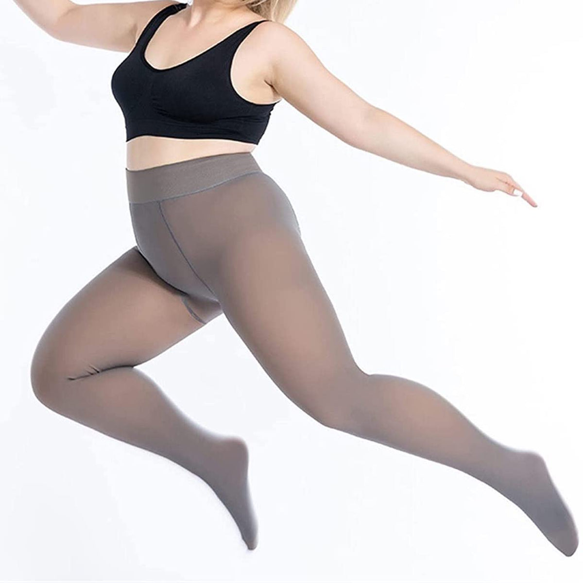 Fleece Lined Leggings - FeistyTights PLUS