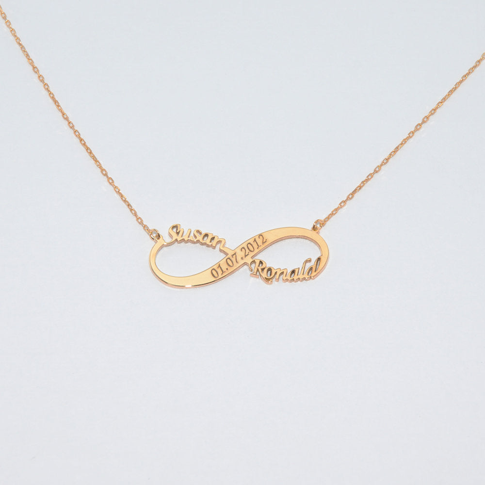 Engraved Infinity Name Necklace