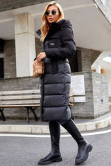 Odella Quilted Belted Puffer Jacket