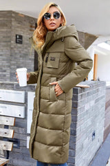 Odella Quilted Belted Puffer Jacket