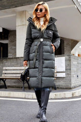 Odella Quilted Belted Puffer Jacket