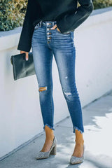 cropped jeans women