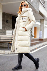 Odella Quilted Belted Puffer Jacket