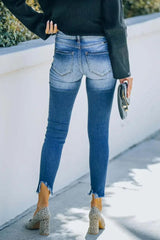 cropped skinny jeans