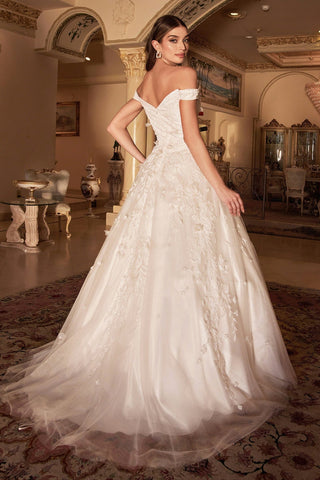 a-line wedding dress with corset