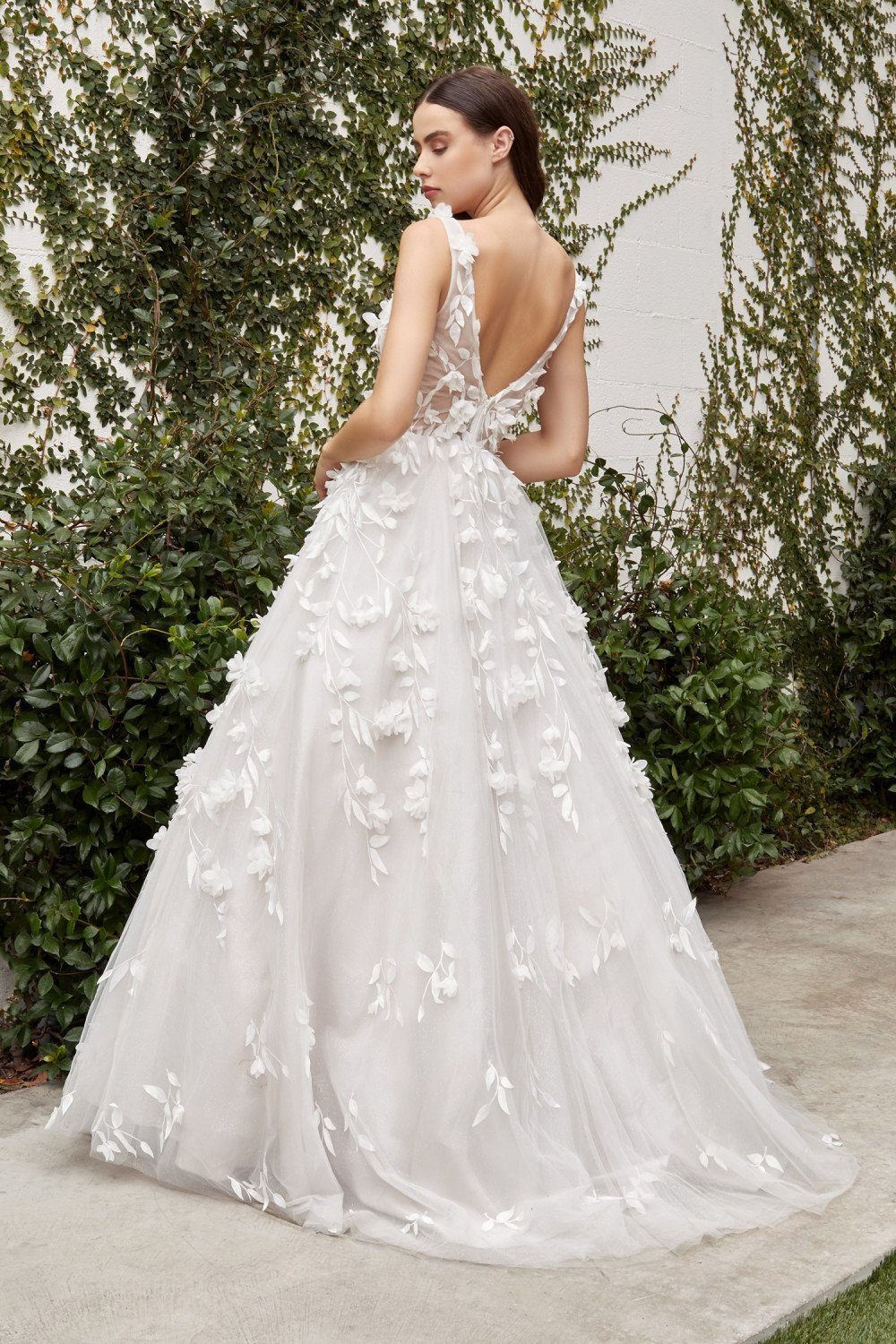 Camellia Floral Wedding Gown