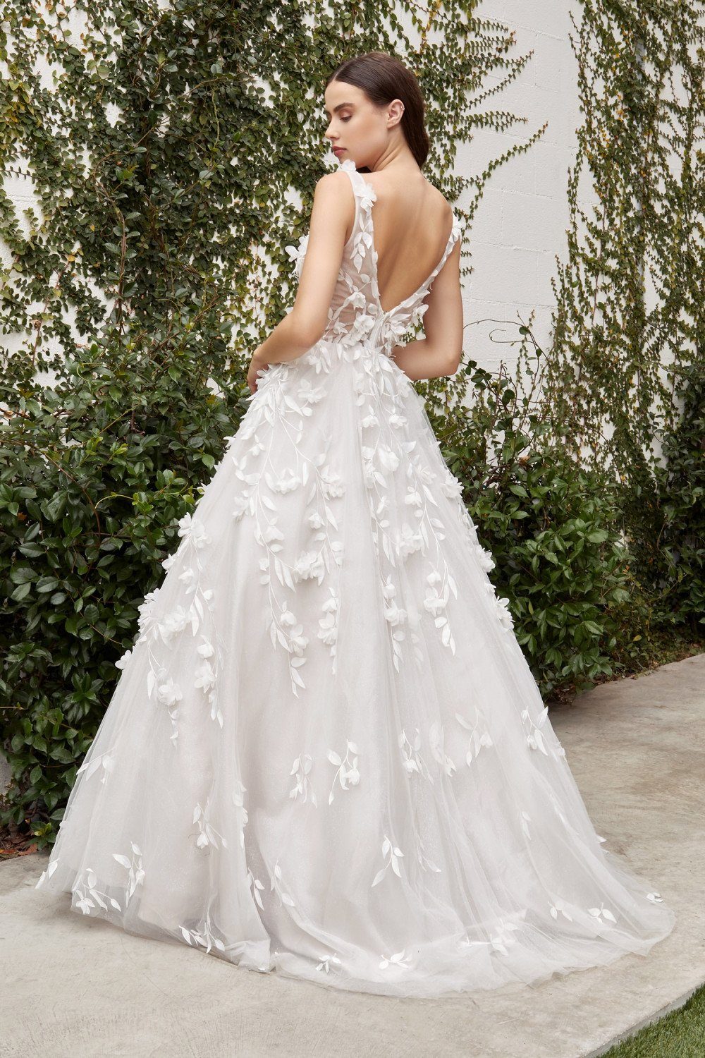 a-line wedding dress with straps