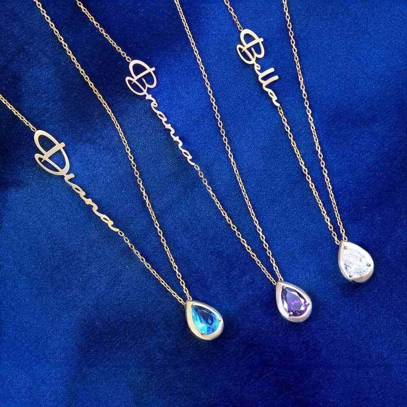 birthstone pendant for mom
