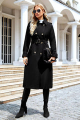 black trench coat