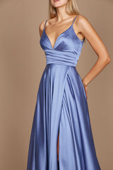 blue evening gowns plus size