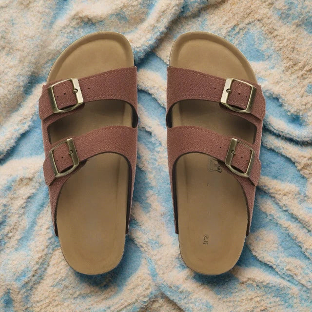 burnt orange womens sandals