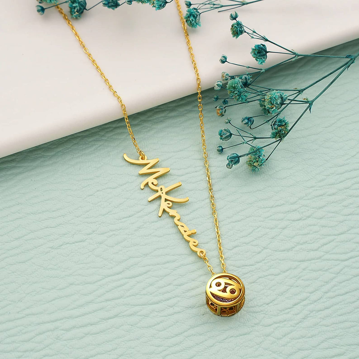 Zodiac Birthstone Necklace