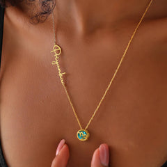 Capricorn Birthstone Necklace