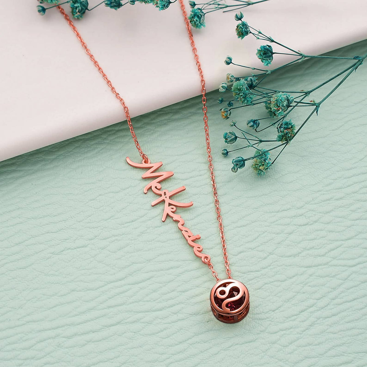 Zodiac Birthstone Necklace