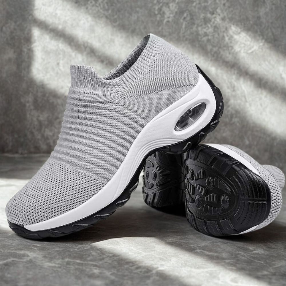 grey orthopedic shoes