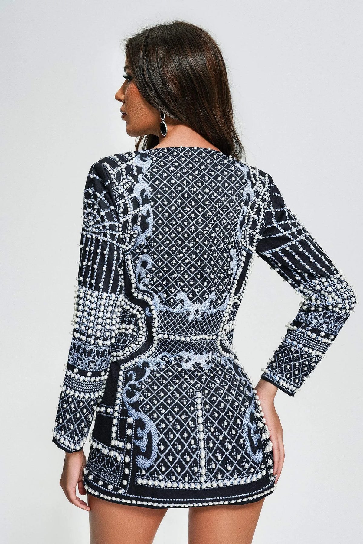 EdenLily Pearl Blazer Dress