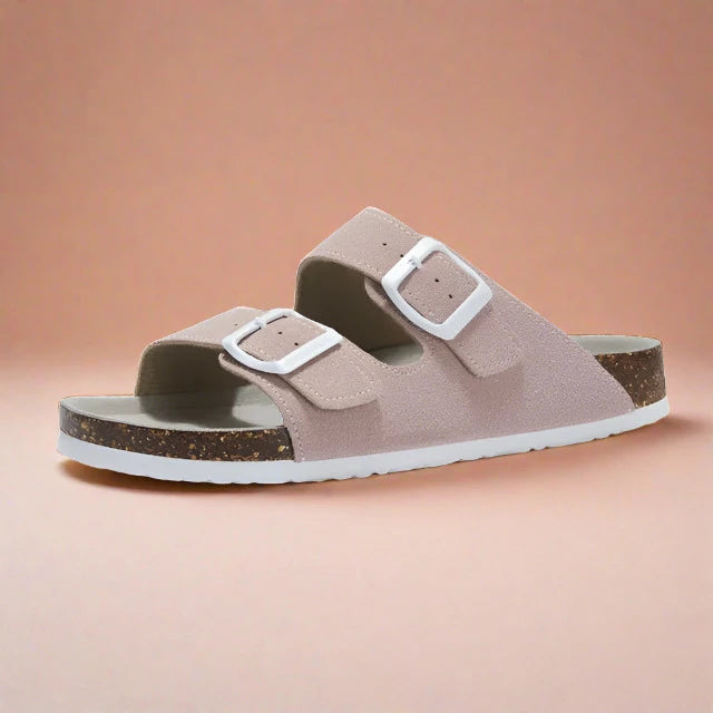 pink birkenstock sandals