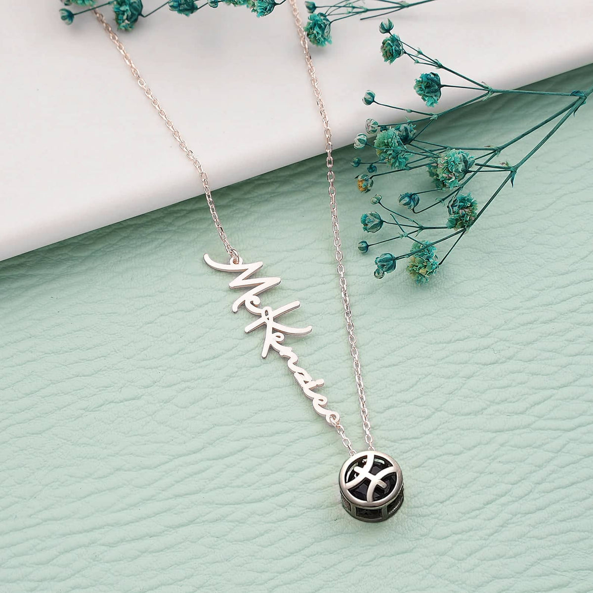 Zodiac Birthstone Necklace