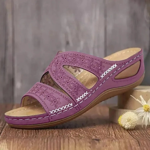 purple sandals for women