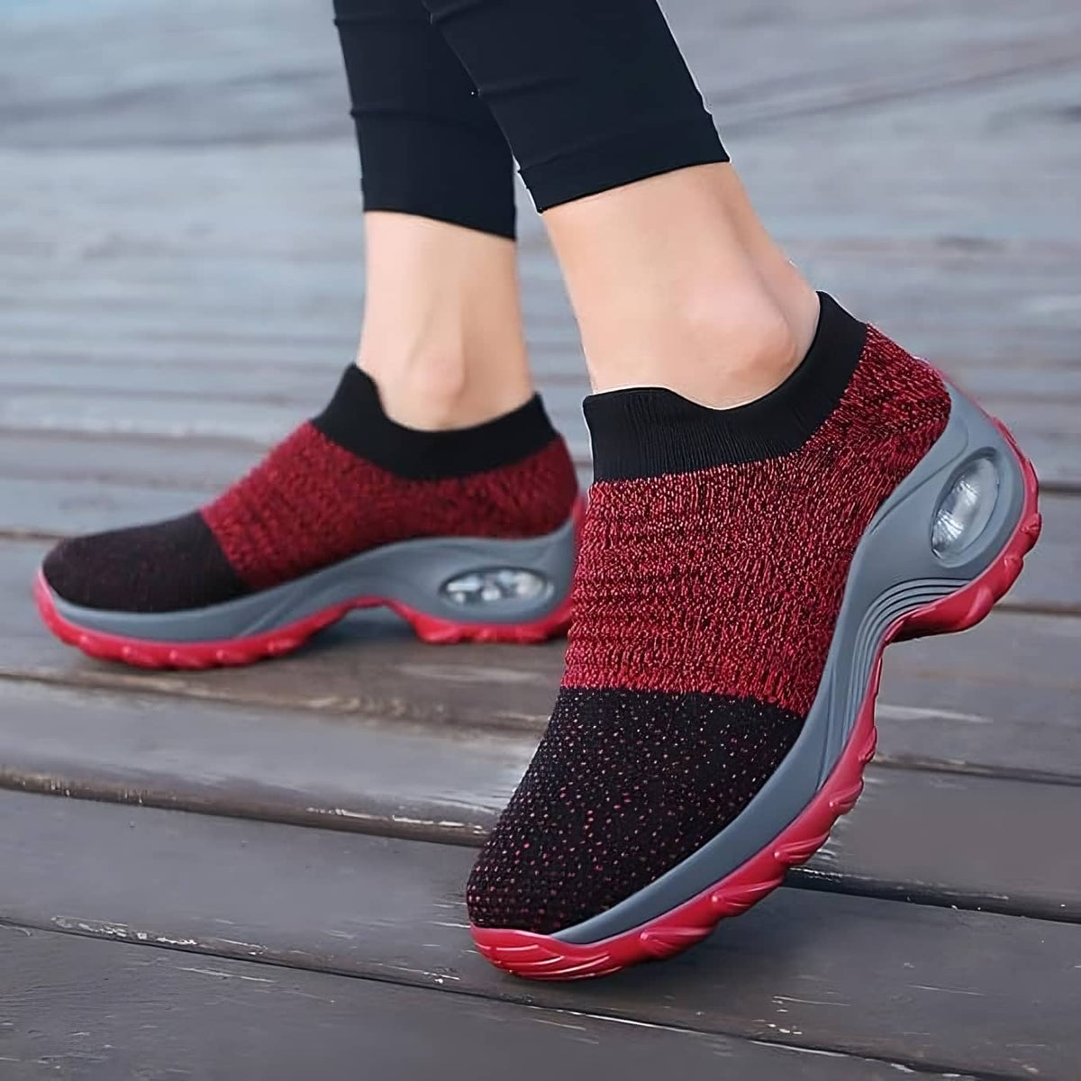 red orthopedic shoes for women