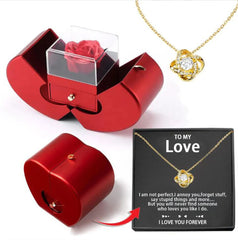 Eternal Rose Box with Necklace