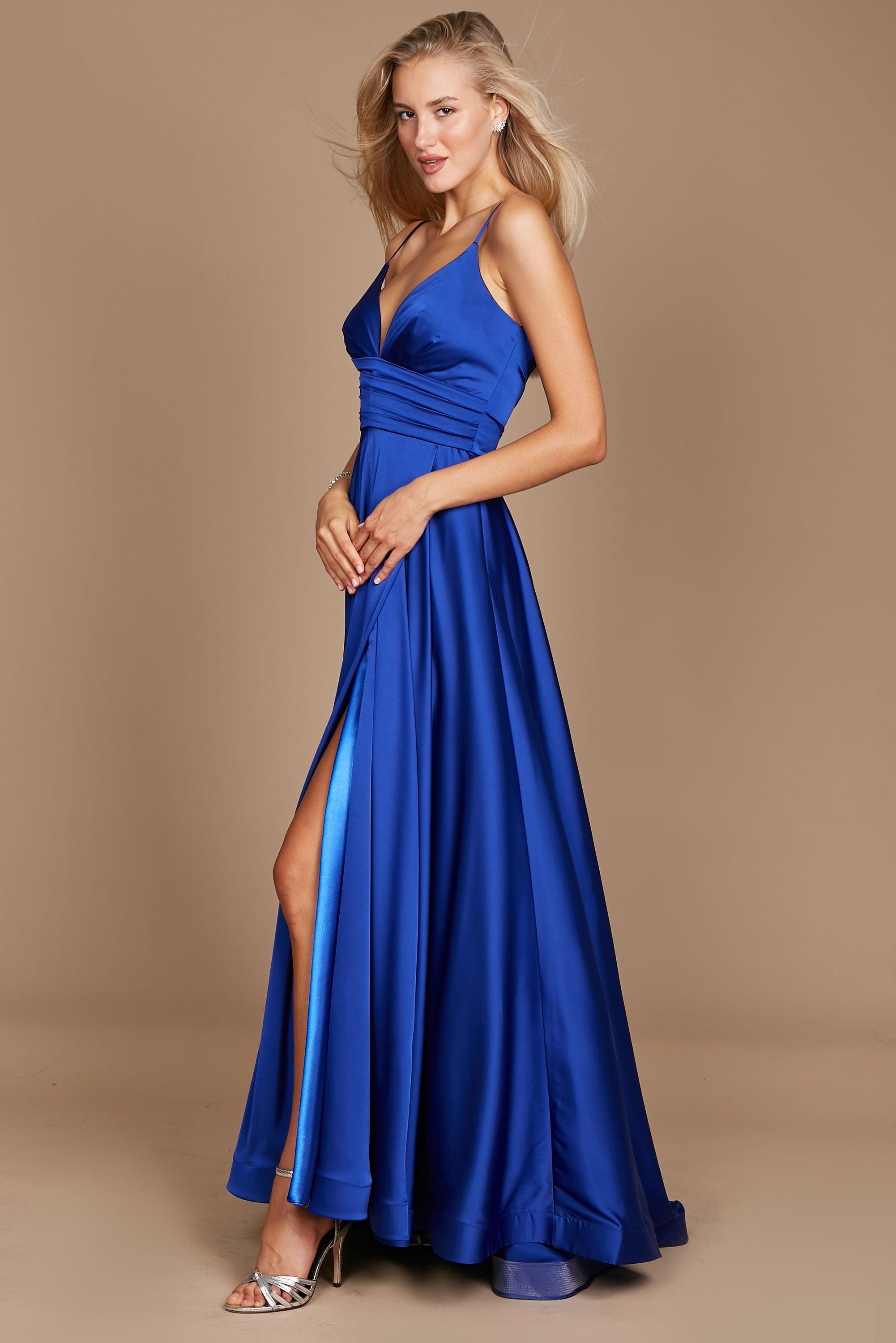 royal blue long bridesmaid dresses
