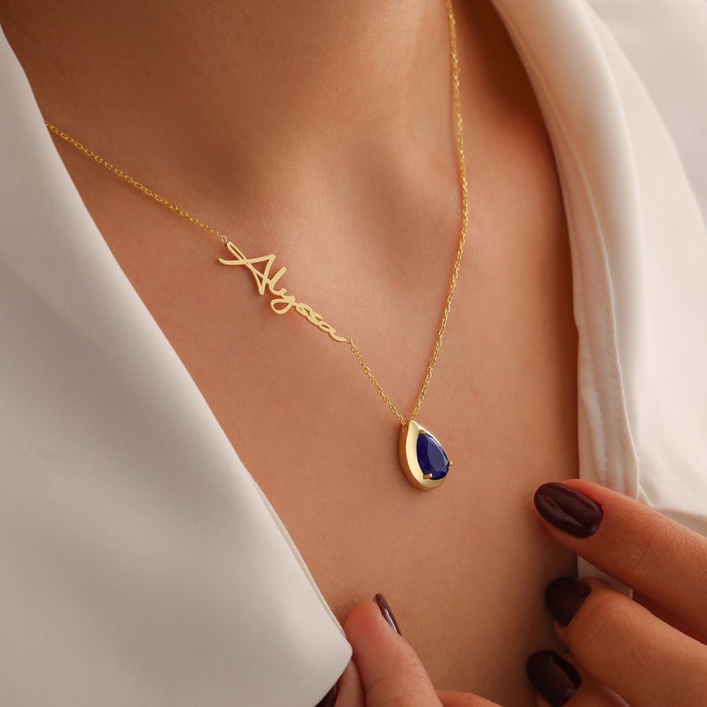 September Birthstone Necklace