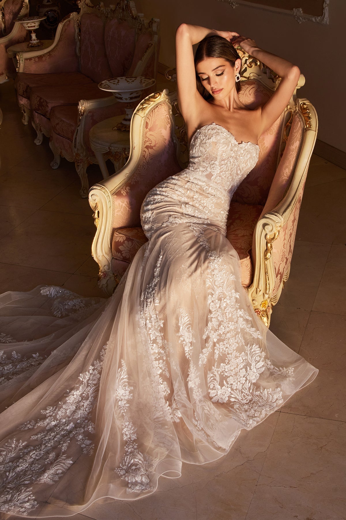 strapless wedding dresses mermaid