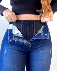 tummy control skinny jeans