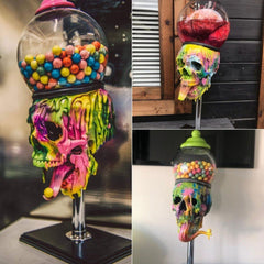 Melting Skull Gumball Dispenser