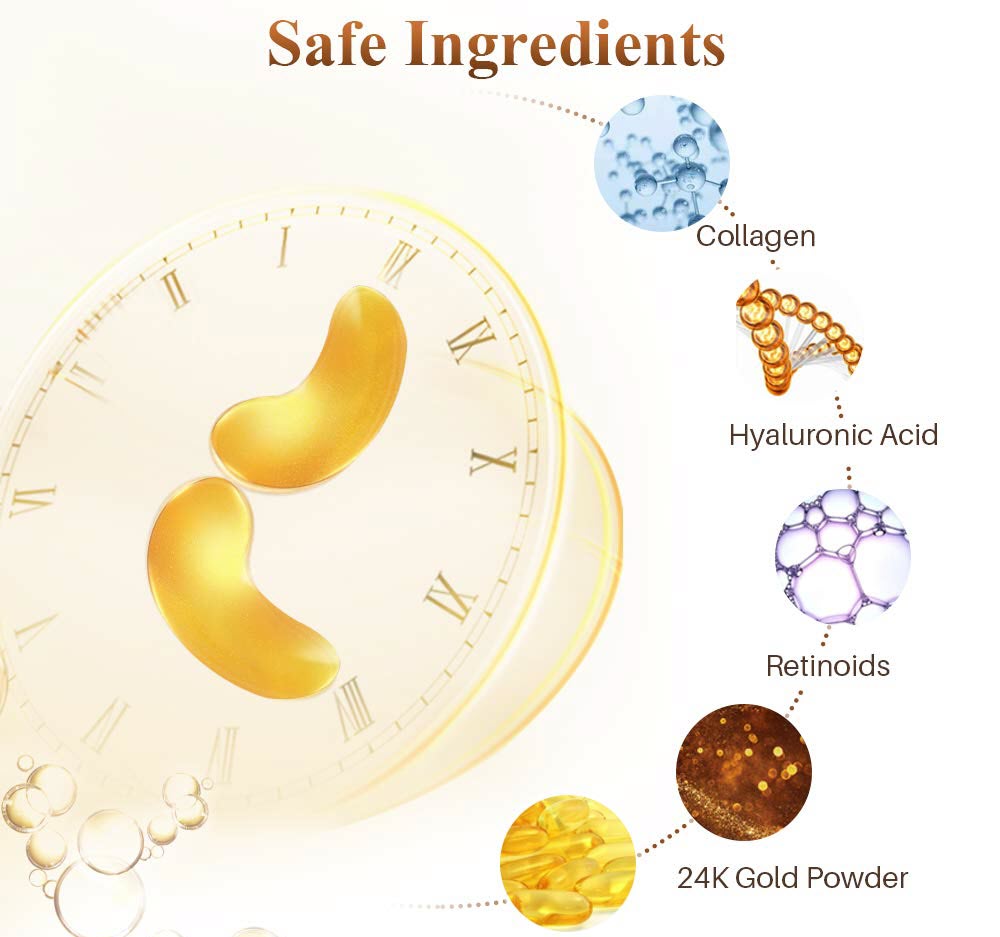 24K Collagen Gold Powder Eye Mask