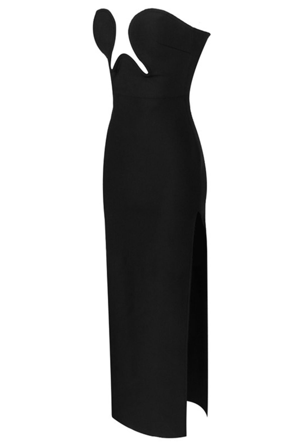 Aphrodite Black Maxi Bandage Dress