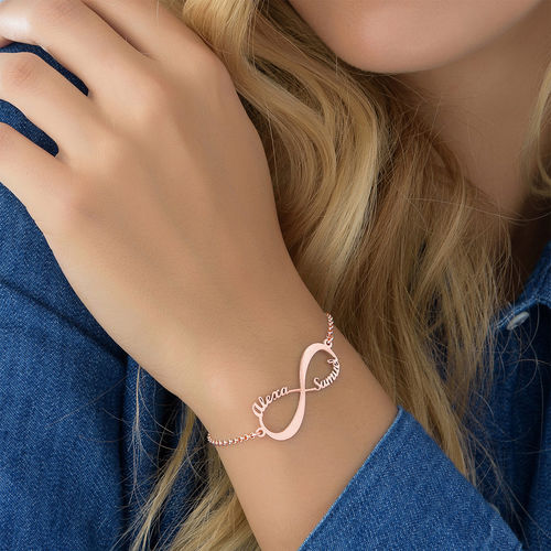 Infinity Love Name Bracelet