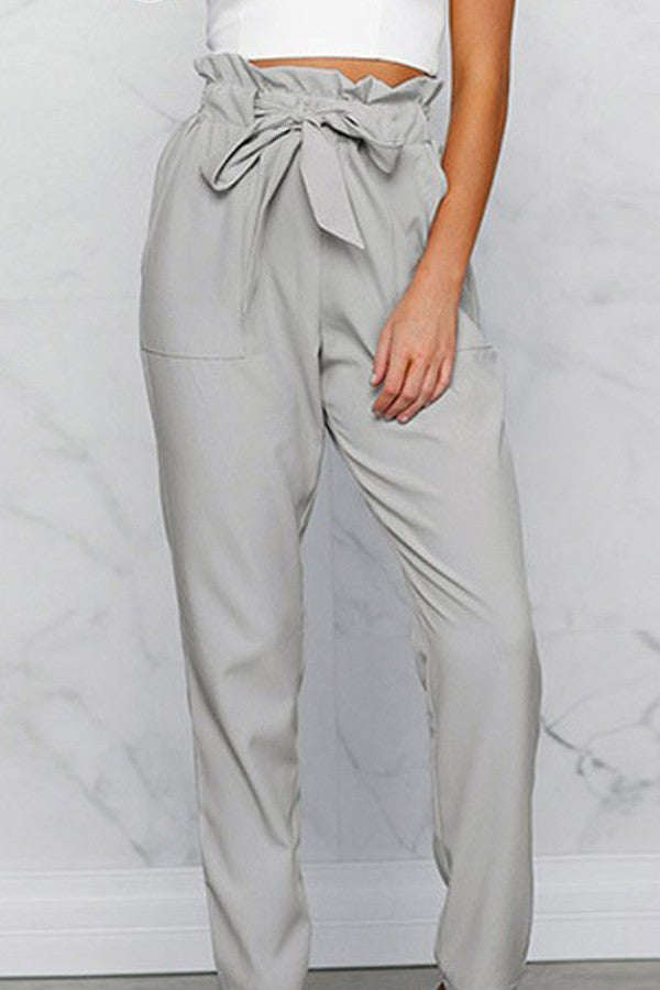 Unstoppably Chic Pants Gray